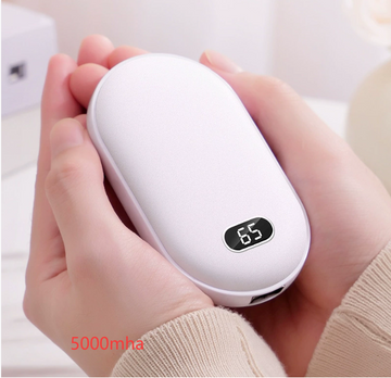 مدفئ يدوي صغير قابل لإعادة الشحن بمنفذ USB